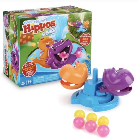 Hungry Hungry Hippos Splash Sprinkler Game New - Picture 1 of 9